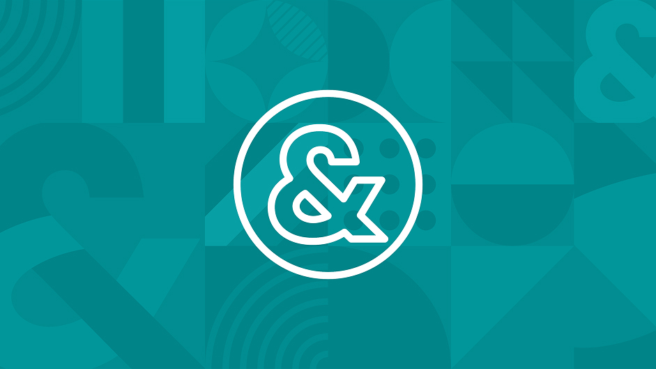 Teal mural background